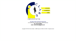 Desktop Screenshot of clareinstitute.com